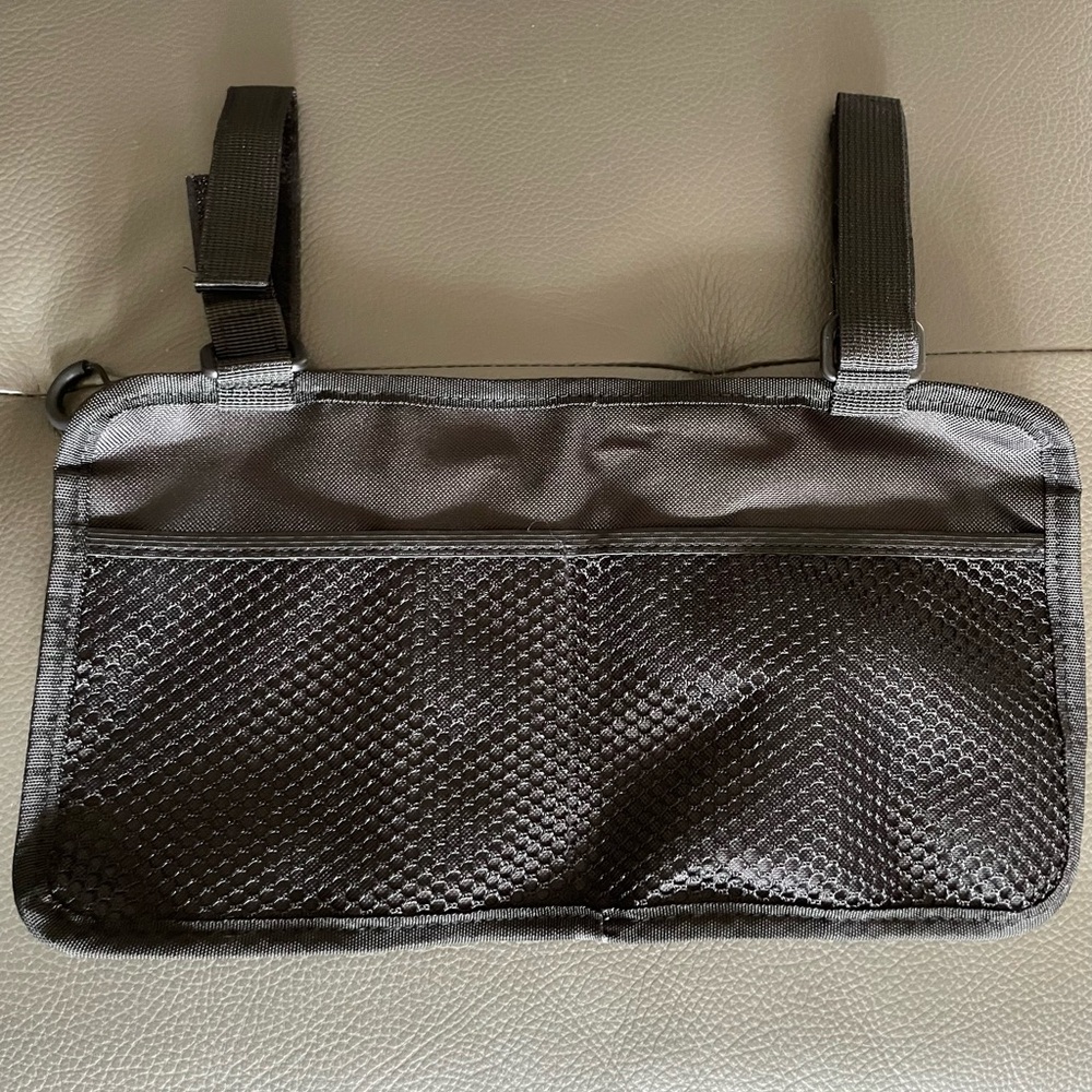 Storage Bag with Durable Fabric and Adjustable Strap for wheelchair or s…